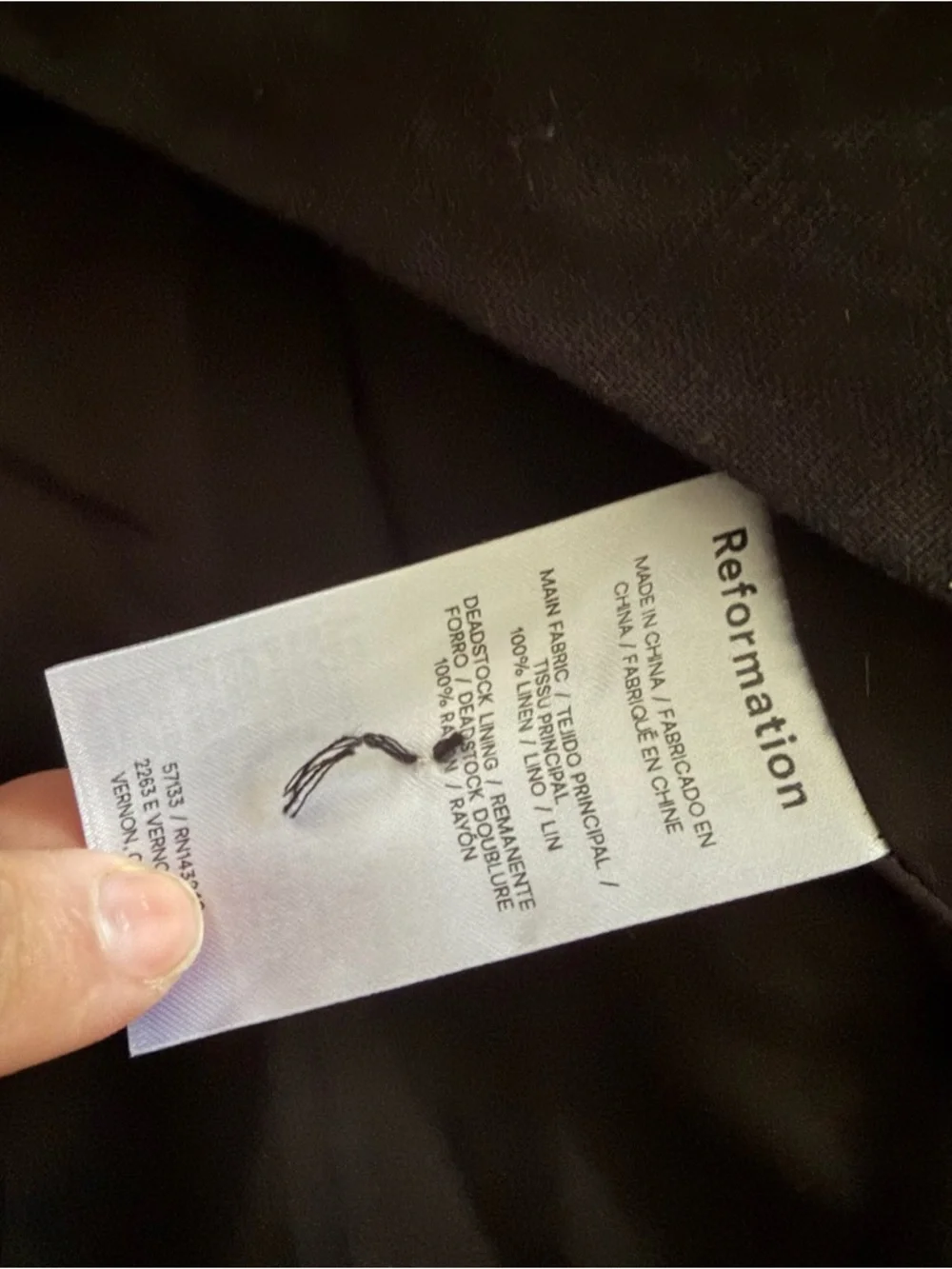 Reformation linen vest - Picture 5 of 7